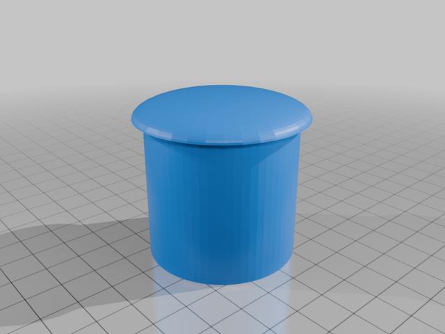 Boat Ski Pole plug insert 3D model thumbnail