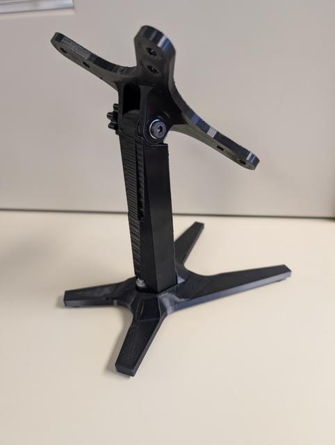 Short VESA mount arm 3D model thumbnail