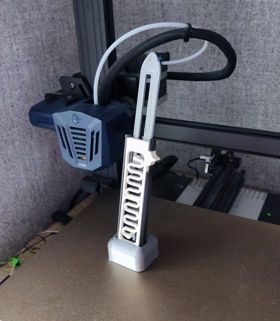 OTF Fidget Knife stand - holder 3D model thumbnail