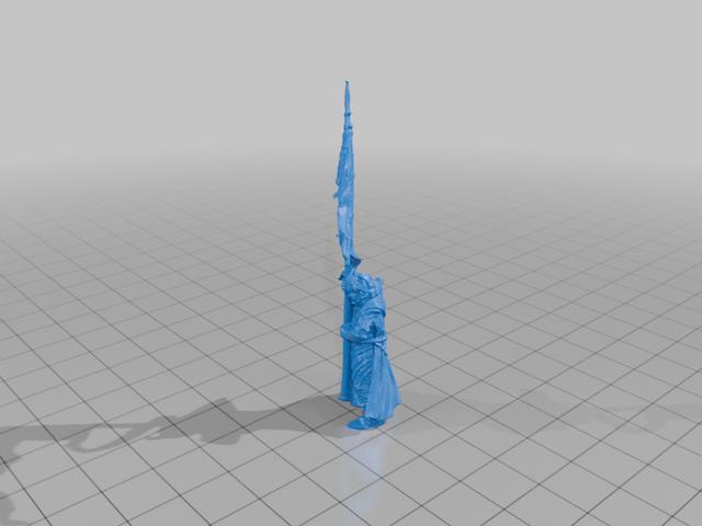 Wood Elves in heavy armor 3D model thumbnail