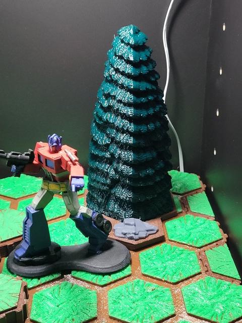 Heroscape Large Tree (Tree 4) 3D model thumbnail