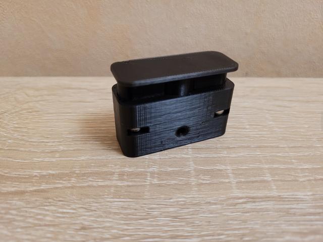 Filament cutter (magnets) 3D model thumbnail