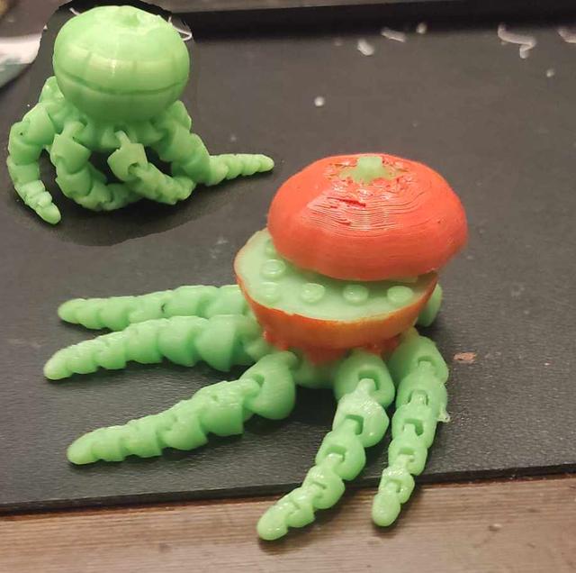 Lego Compatible Articulated Pumpkin 3D model thumbnail