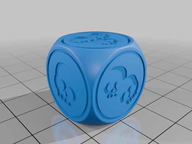 Dice of Critical Failure⁄Hit 3D model thumbnail