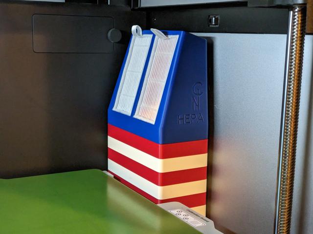 Tall Boy Dual HEPA Housing for BentoBox V2.0 3D model thumbnail