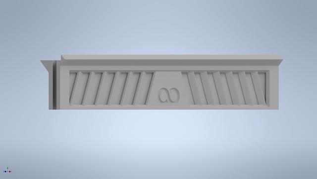 Centauri Carbon riser without vents 3D model thumbnail
