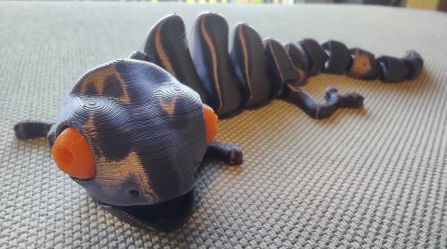 Different chameleon eye color 3D model thumbnail