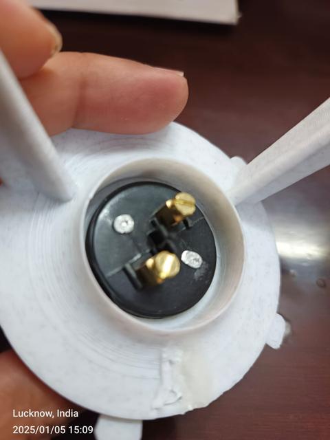 28mm pin type bulb holder compatible stand 3D model thumbnail