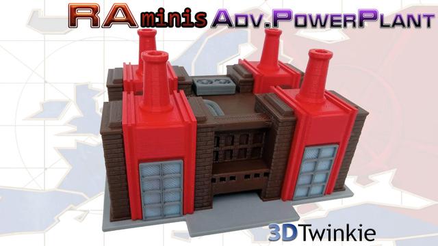 Power Plant Building 3D model thumbnail