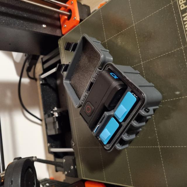 (Remix) GoPro 10 - Rugged Case 2 Battery Box 3D model thumbnail