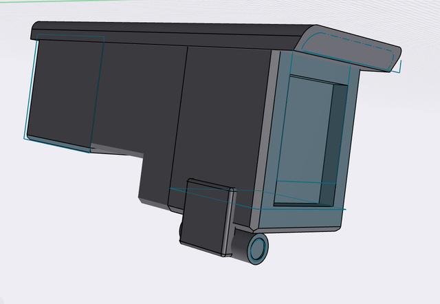 Camera man head for mini 13 3D model thumbnail