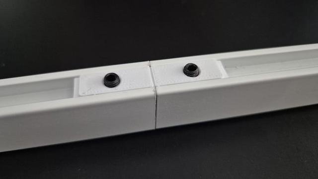 IKEA VIDGA Connector with M5 Grub Screws 3D model thumbnail