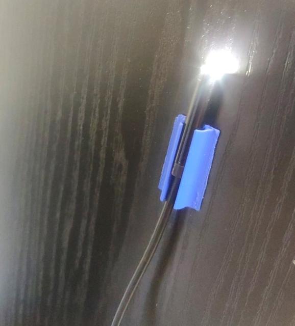 Endoscope camera wall hanger/hook 3D model thumbnail