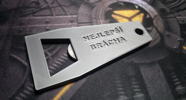 Otvírák "Nejlepší brácha" 3D model thumbnail
