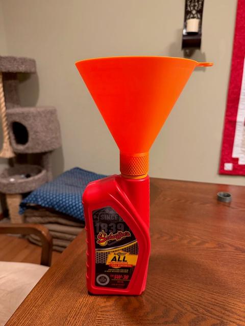 Funnel for Schaeffer's Oil 1qt and 5qt Bottles 3D model thumbnail