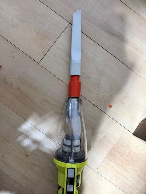18V+ Ryobi Hand held vacuum nozzle adaptor 3D model thumbnail