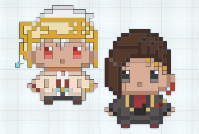 pixel scarabia 3D model thumbnail