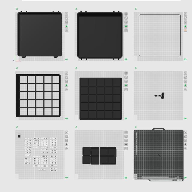separate files for Rugged Metric Bolts Box 3D model thumbnail