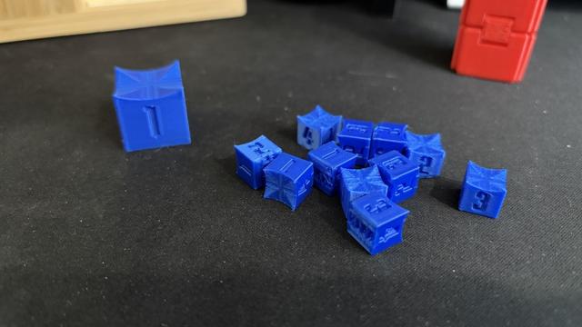 Fallout Factions - 4 sided harm token 3D model thumbnail