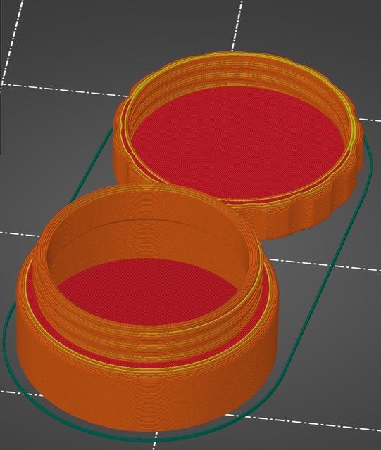 Screwable little box 3D model thumbnail