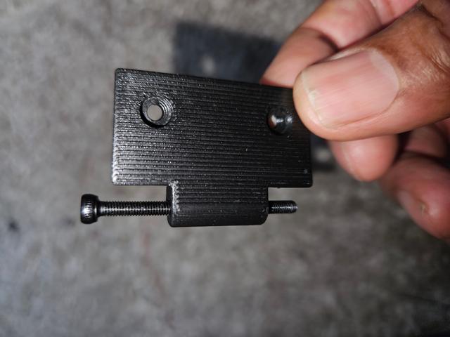 Coreboxx Door Hinge with 2.9mm hole 3D model thumbnail