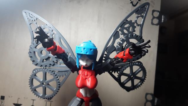 DUMMY 13 gear butterfly wings 3D model thumbnail