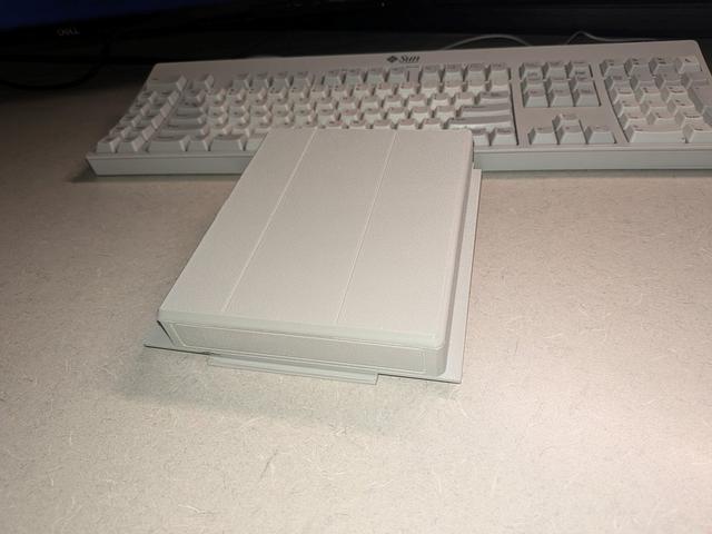 Tandy 1000HX/EX 4 card expansion lid flat style 3D model thumbnail