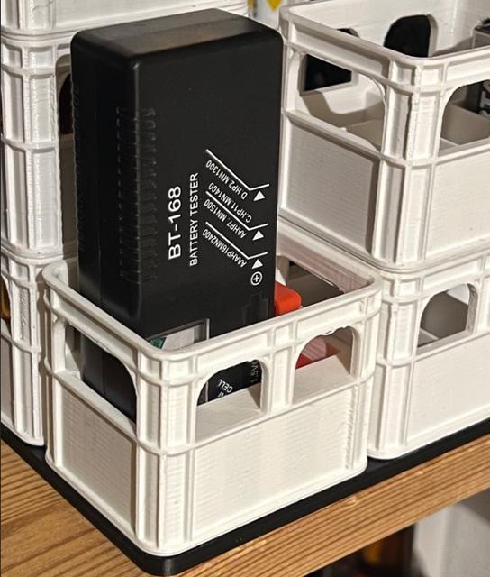 Beer Crate for BT-168 battery tester 3D model thumbnail