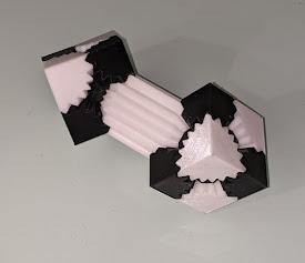 Cube Gear Expansion Gear 3D model thumbnail
