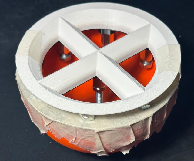 Helper funnel for the main body of the Open Ball vise 3D model thumbnail