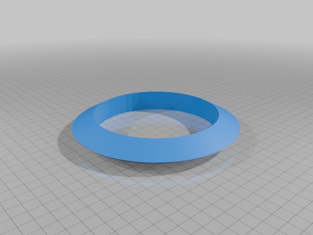 Tron Throwing Ring 3D model thumbnail