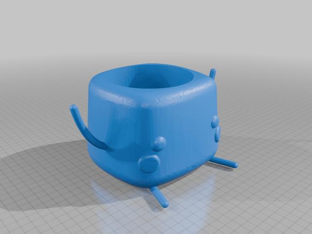 Jumino Planter with Drainage 3D model thumbnail