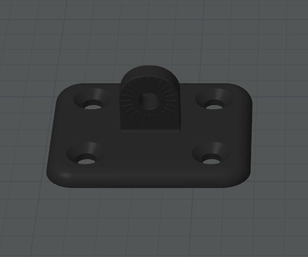 Articulating Arm Wall Mount - Small 3D model thumbnail