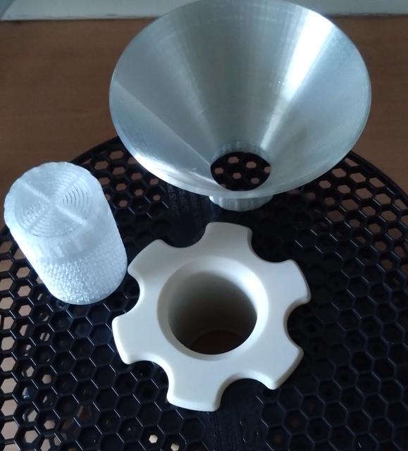 Silica gel container for Spool Core Reinforcement prusament (with Funnel) 3D model thumbnail