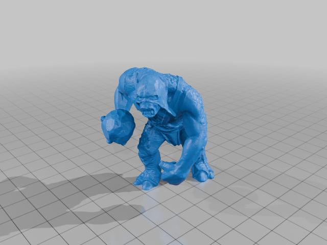 Catapult Troll 3D model thumbnail