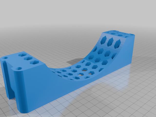 AL80 Scuba Tank Holder 3D model thumbnail