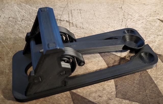 Catapult with trigger 3D model thumbnail
