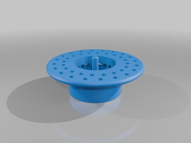 Shower Hair Filter 3D model thumbnail