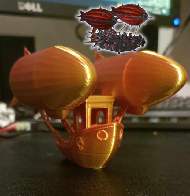 Benchy Zeppelin 3D model thumbnail