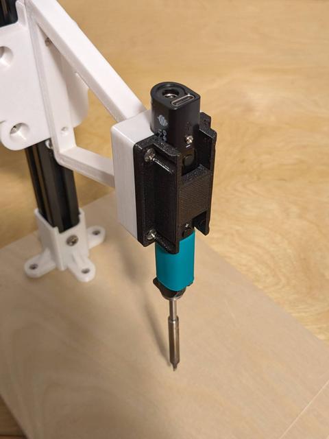 Heat Set Insert Press - Pinecil Clamp 3D model thumbnail