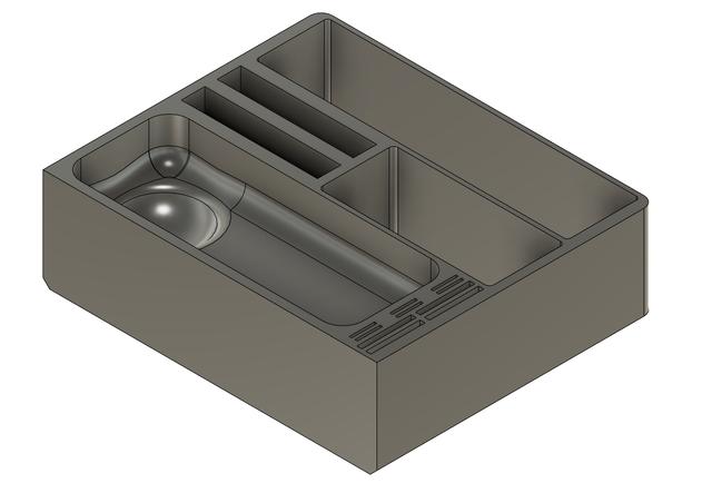 Insta360 x4 Rugged Storage Box Insert Remix 3D model thumbnail