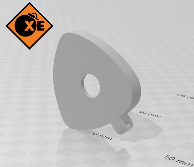 LaFrance M16K Handguard Cap 3D model thumbnail