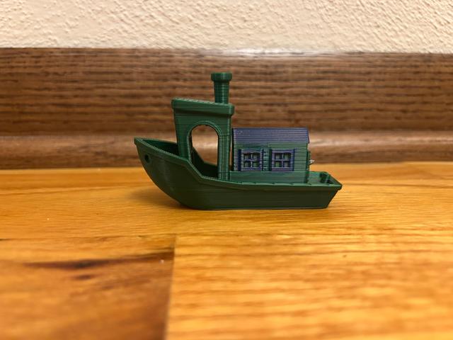 Houseboat Benchy 3D model thumbnail