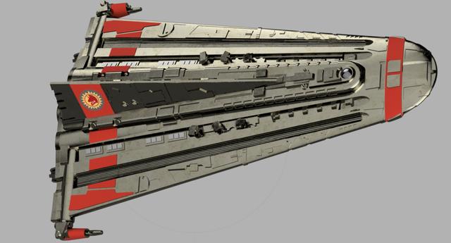 Kinnunir class heavy frigate 3D model thumbnail