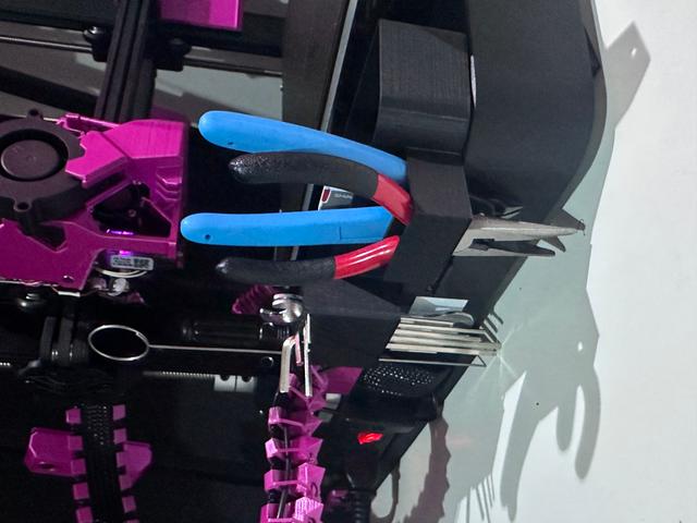 Ender 3 V3 SE Bin & Tool Holder 3D model thumbnail