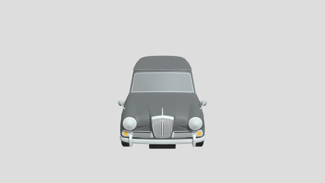 Wolseley 1000 Saloon lowpoly for 3D-printing 3D model thumbnail
