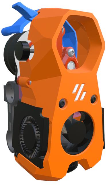 E3NG Toolhead Base - Mini Stealth 3D model thumbnail