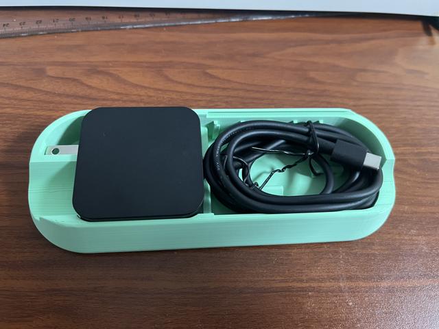 REMIXv1 Steam Deck USB-C Charger Cradle (USA) 3D model thumbnail