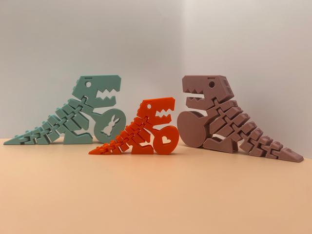 Easter trex 3D model thumbnail