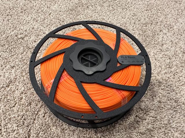Bambu Labs Reusable Spool (Splined) 3D model thumbnail